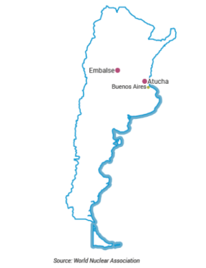 Centrales Nucleares en operación en Argentina